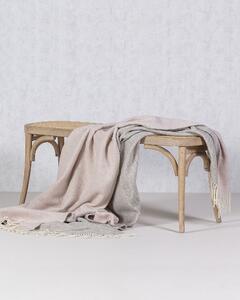 Pléd Merinos 140x200cm melange grey pink