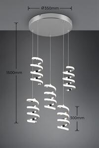 Trio R34185306 LED závěsné stropní svítidlo Laola | 3x8W integrovaný LED zdroj | 3x1250 lm | 4000K