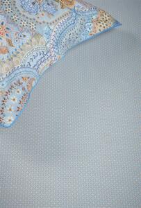 Pip Studio prostěradlo Cross Stitch Grey Blue 90x200, bavlněný perkál
