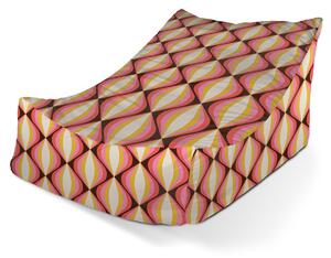 Sablio Sedací vak Lounge Kaleidoskop vzpomínek - 80 x 95 x 50 cm