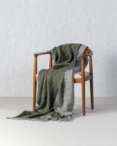 Pléd Merinos 140x200 cm melange green khaki