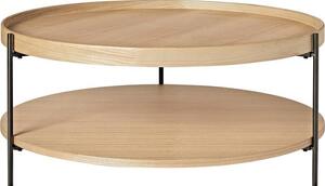 Kulatý dřevěný konferenční stolek Renee