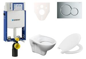 Cenově zvýhodněný závěsný WC set Geberit k zazdění + WC S-Line S-line Pro 110.302.00.5NR2