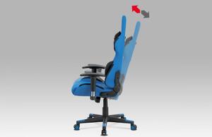 Kancelářská židle KA-F05 látka / plast Autronic Modrá