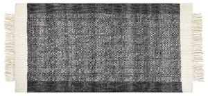 Koberec ATLANTI Černá 80 x 150 cm Vlna
