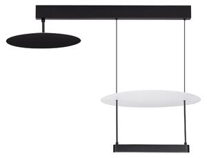 LED stmívatelné černo-bílé designové stropní svítidlo Diona 8 – Černá