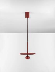 LED červený moderní lustr Edem – Červená