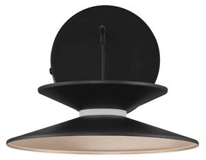 LED stmívatelné černo-zlaté nástěnné svítidlo Morfi