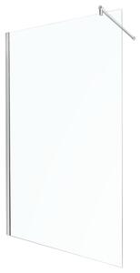 Novoterm Sprchová zástěna Walk-in NV-Alfa 90 TR, chrom/transparent - bez vaničky