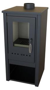 Krbová kamna Nera Glass, 5,4 kW, vytápěcí schopnost: 100 m³, ocelová
