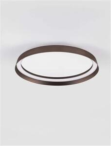 LED stmívatelné kávové moderní stropní svítidlo Ormi – 45 x 45 x 12 cm