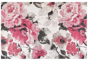 Bavlněný koberec 200 x 300 cm růžový EJAZ