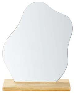Stojací zrcadlo LOZERE 19 cm 22 cm Bambus Světle hnědá