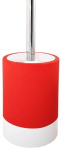 Toaletní kartáč (WC štětka) - GUM red, keramika