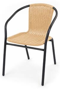 Linder Exclusiv Zahradní židle RATAN Dark Grey/Beige