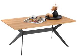KONFERENČNÍ STOLEK, černá, barvy dubu, dřevo, kov, 110/65/45 cm Hom`in - Konferenční stolky