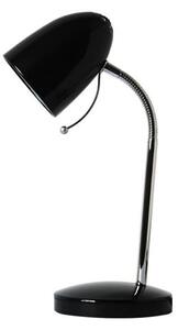 Aigostar B.V. Aigostar - Stolní lampa 1xE27/36W/230V černá/chrom AI0359
