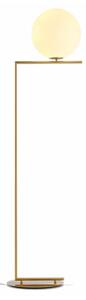 DANLUX Zlatá stojací lampa Sagre, šířka 30cm