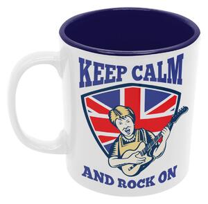 Keep Calm & Rock On #1 | keramický hrnek 330ml