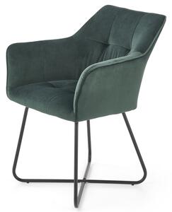 Jídelní židle SCK-377 tmavě zelená