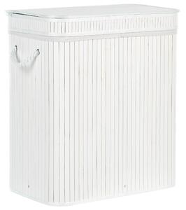 Koš na prádlo KALTHOTA Bambus Bílá 100 L