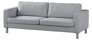 Potah na pohovku IKEA Karlstad 3-místná, nerozkládací, krátký barva šedá látka pletený vzor