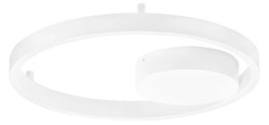 LED stmívatelné bílé designové stropní svítidlo Hedra – Bílá