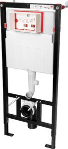 Deante Easy Lock, podomítkový WC modul pro závěsné mísy s odvodem pachů 510x1120 mm, černá, CSTKWC01