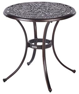 Bistro stolek ANDALO 68 cm 68 cm Kov Hnědá