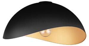 LED černo-zlaté designové stropní svítidlo Opsi 40 – 40 x 10 cm