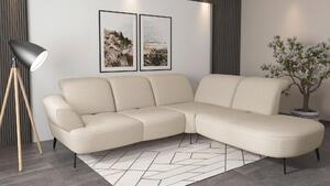 ROHOVÁ SEDAČKA, textil, krémová Sit & More - Sedací soupravy, Online Only