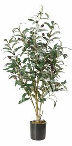 Umělý olivovník 110 cm v květináči – středomořská elegance - 91 - 120 cm