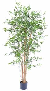 Umělý bambus 180 cm s UV ochranou – exotická dekorace - 151 - 180 cm