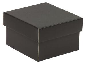 Dárková krabička s víkem 150x150x100 mm, černá