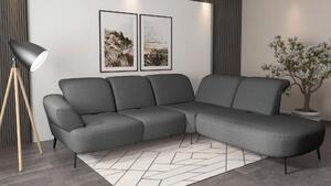 ROHOVÁ SEDAČKA, textil, tmavě šedá Sit & More - Sedací soupravy, Online Only