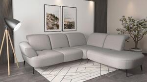 ROHOVÁ SEDAČKA, textil, světle šedá Sit & More - Sedací soupravy, Online Only