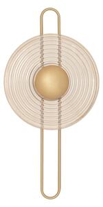 LED zlato-amber nástěnné svítidlo Nous 9W
