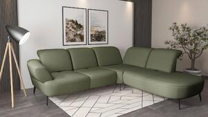 ROHOVÁ SEDAČKA, textil, olivově zelená Sit & More - Sedací soupravy, Online Only