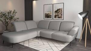 ROHOVÁ SEDAČKA, textil, světle šedá Sit & More - Sedací soupravy, Online Only