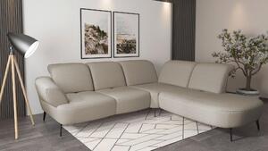 ROHOVÁ SEDAČKA, textil, šedohnědá Sit & More - Sedací soupravy, Online Only
