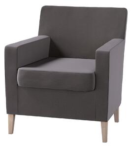 Potah na křeslo IKEA Karlstad barva hnědá látka sametová