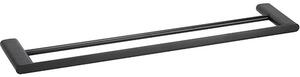 Bemeta Design ORGANIC BLACK: Držák ručníků, 600 mm, dvojitý - 167104050