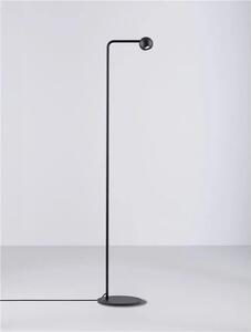 LED černá stojací lampa Sfera