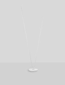 LED stmívatelná bílá stojací lampa Intec