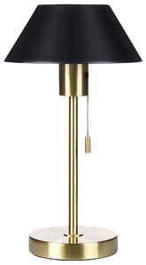 Stolní lampa CAPARO Kov Černá/Zlatá