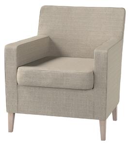 Potah na křeslo IKEA Karlstad barva béžová látka pletený vzor