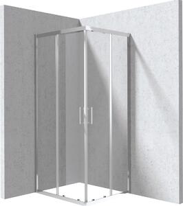 Deante Funkia Evo sprchový kout 90x80 cm obdélníkový chrom lesk/průhledné sklo KYC_0089P