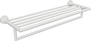 Bemeta Design WHITE: Držák ručníků, 500 mm, s hrazdou - 104219074