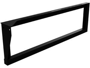 Bemeta Design Konzole umyvadlová s držákem ručníků pravá, 490 mm, zátěž 50 kg, černá - 201541060