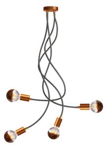 Creative cables Flex 90, stropní flexibilní svítidlo, se závitem G95 Barva: Matný chrom